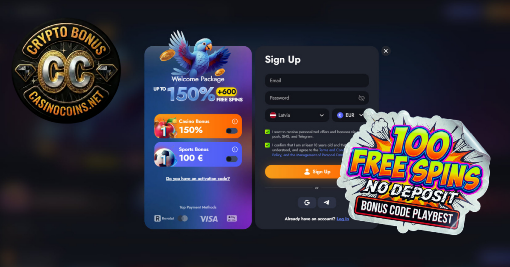 Martin Casino 100 Free Spins No Deposit Bonus – Crypto-Friendly Payments, Crash Games, Slots